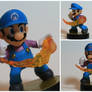 Custom Blue and Pink Mario Amiibo