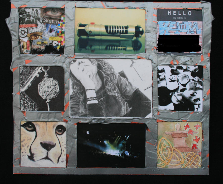 Multi Media Self Portrait by astric-theartist on DeviantArt