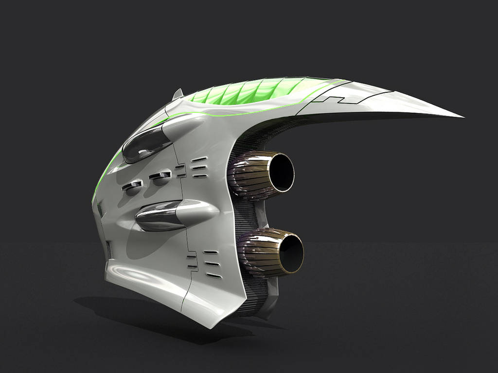 Space Ship concept 1 by LucianP