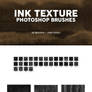 30 Ink Texture Photoshop Brushes