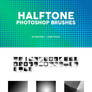 30 Halftone Gradients Photoshop Stamp Brushes