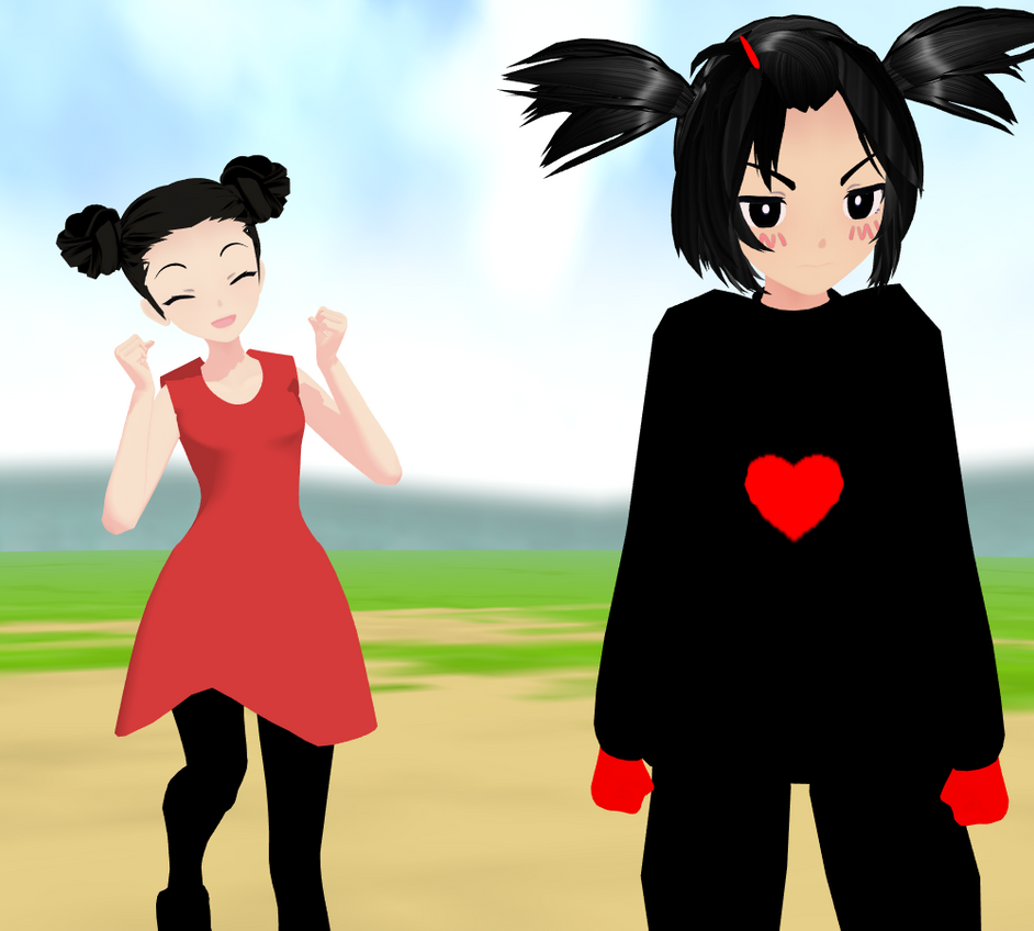 Pucca and Garu! by ThePurpleSpringtrap on DeviantArt