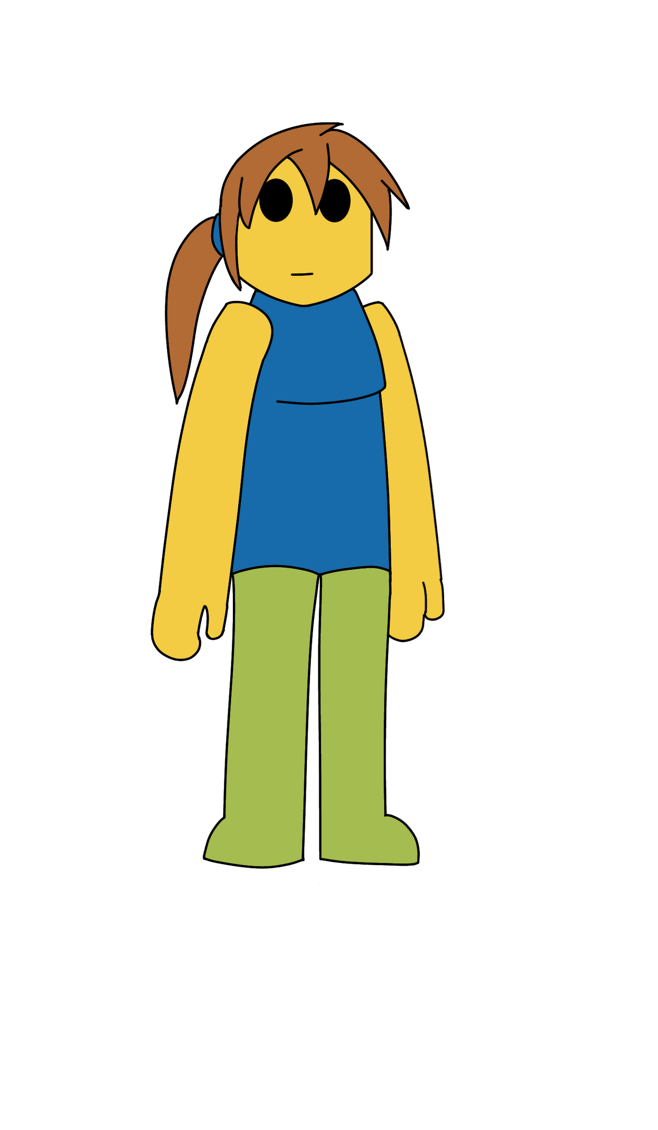 Roblox noob girl by LazerIIZER0 on DeviantArt