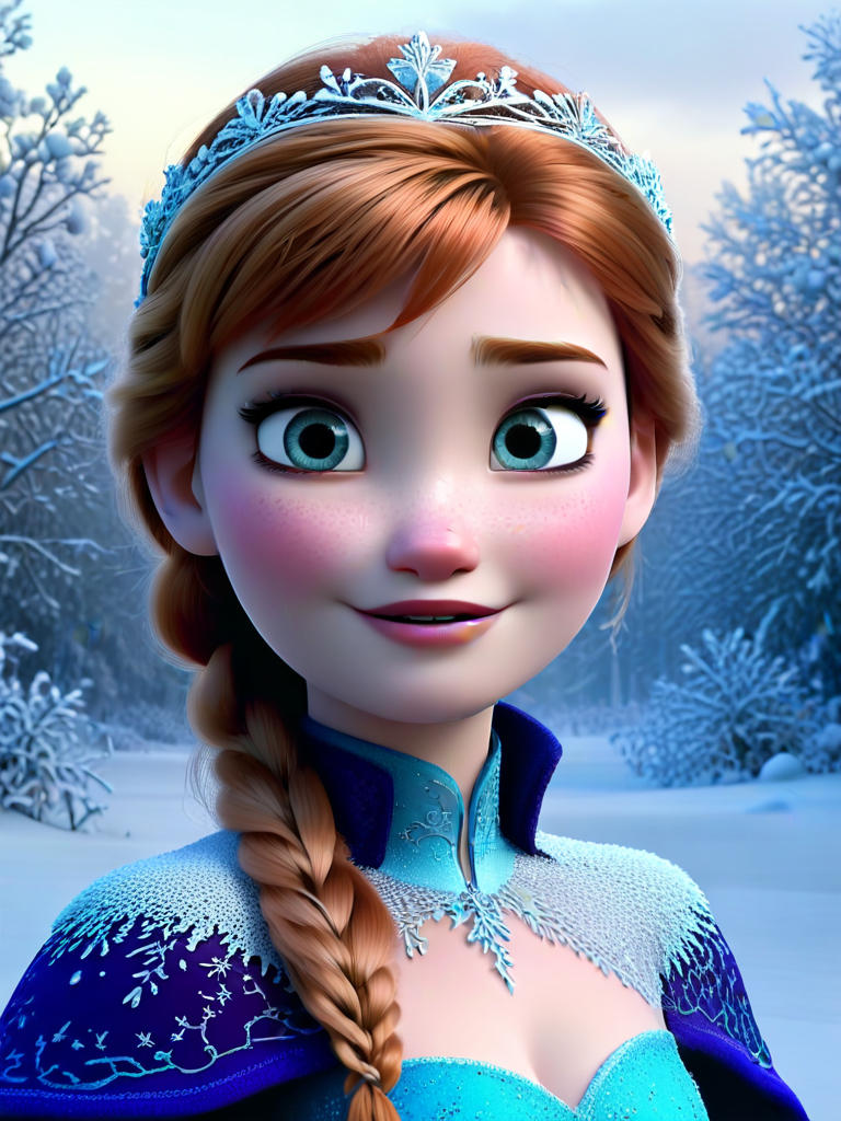 Anna Out Cold Anna in Winter Frozen (Disney) by ElsaDutch on DeviantArt