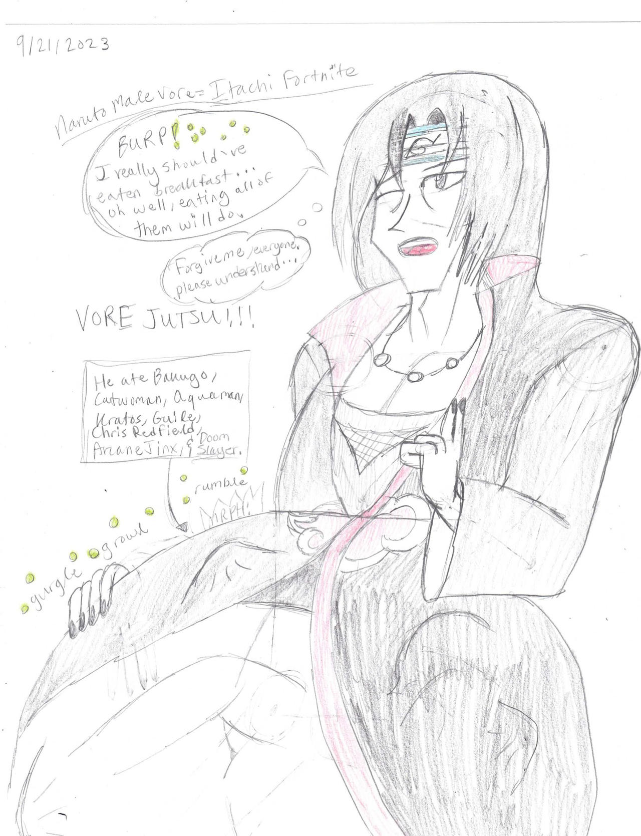 Naruto Vore Fanart Itachi Fortnite Vore by SeikoTakai on DeviantArt