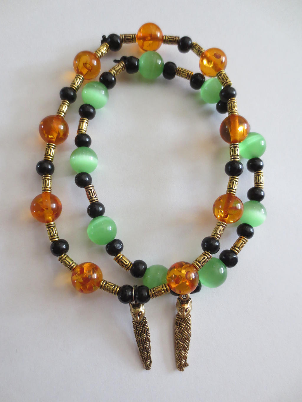 Samhain Cat Memorial Prayer Beads