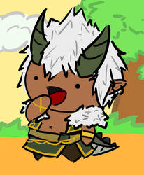 Chibi Itrenog: Tan Dragon Bro