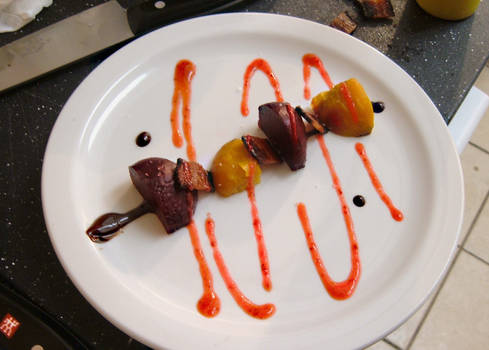 Beets bacon dark chocolate