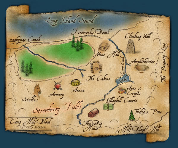 Camp Half-Blood Map by TheAmazingElizabeth on DeviantArt
