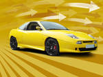Yellow sports car wallpaper