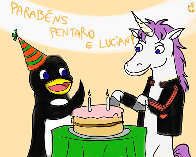 [Gift Art] Happy Birthday Pentaro and Lucian!!