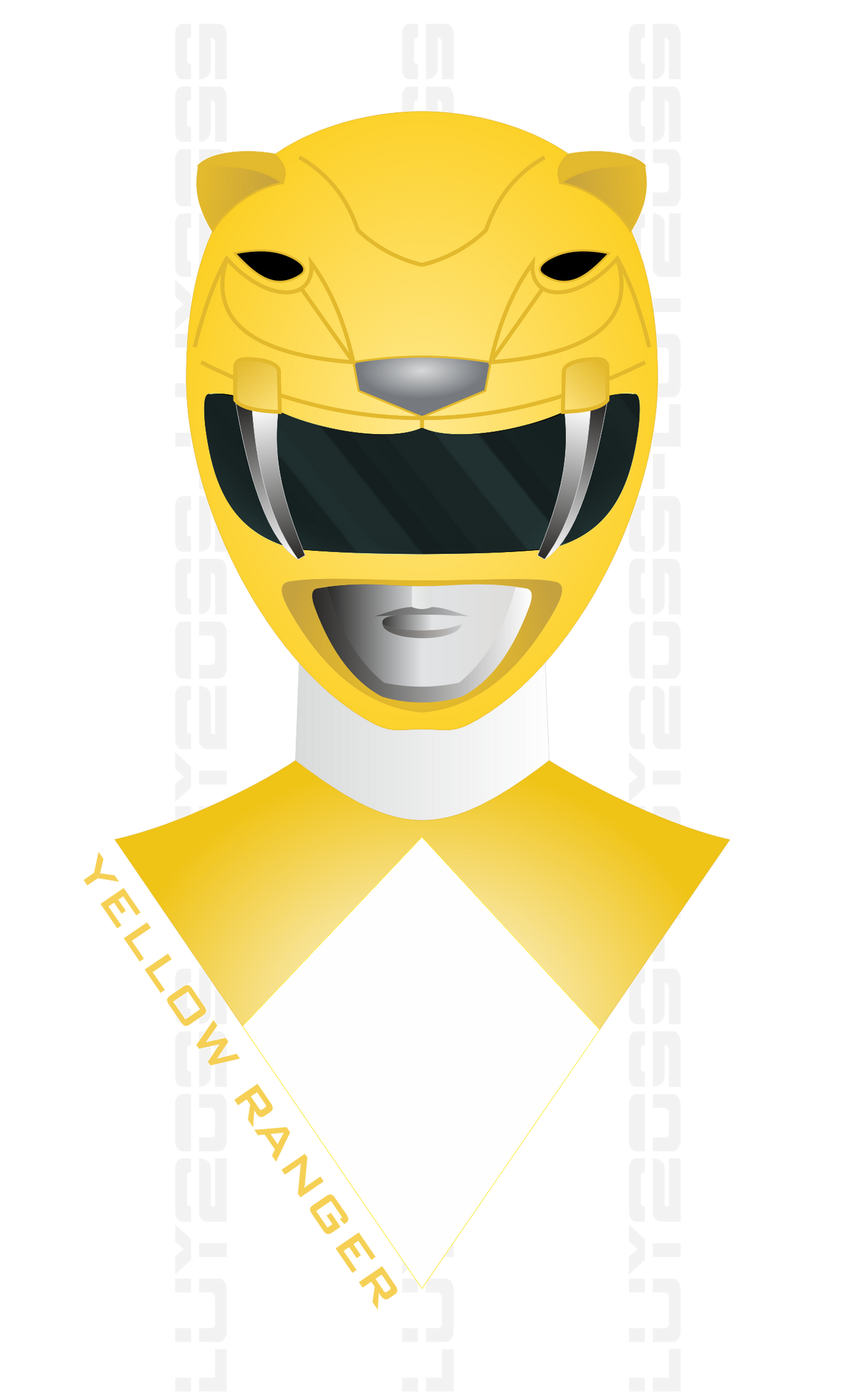 Mighty Morphin Yellow Ranger by Luy2099 on DeviantArt