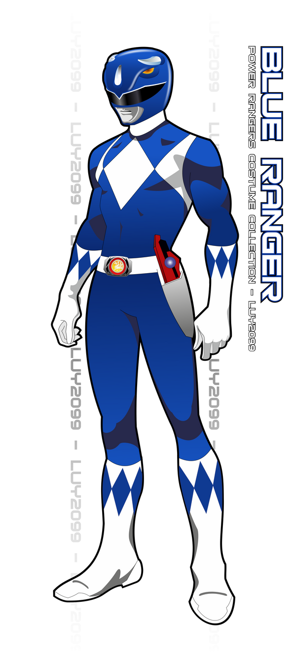 Mighty Morphin Blue Ranger by Luy2099 on DeviantArt