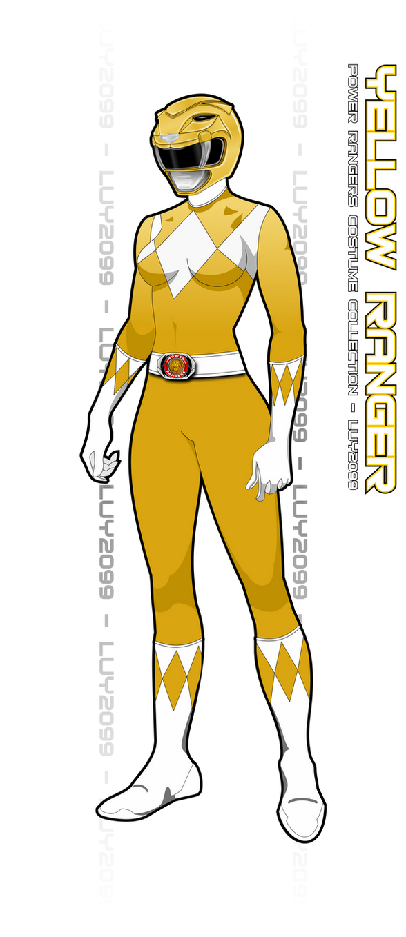 Mighty Morphin Yellow Ranger by Luy2099 on DeviantArt