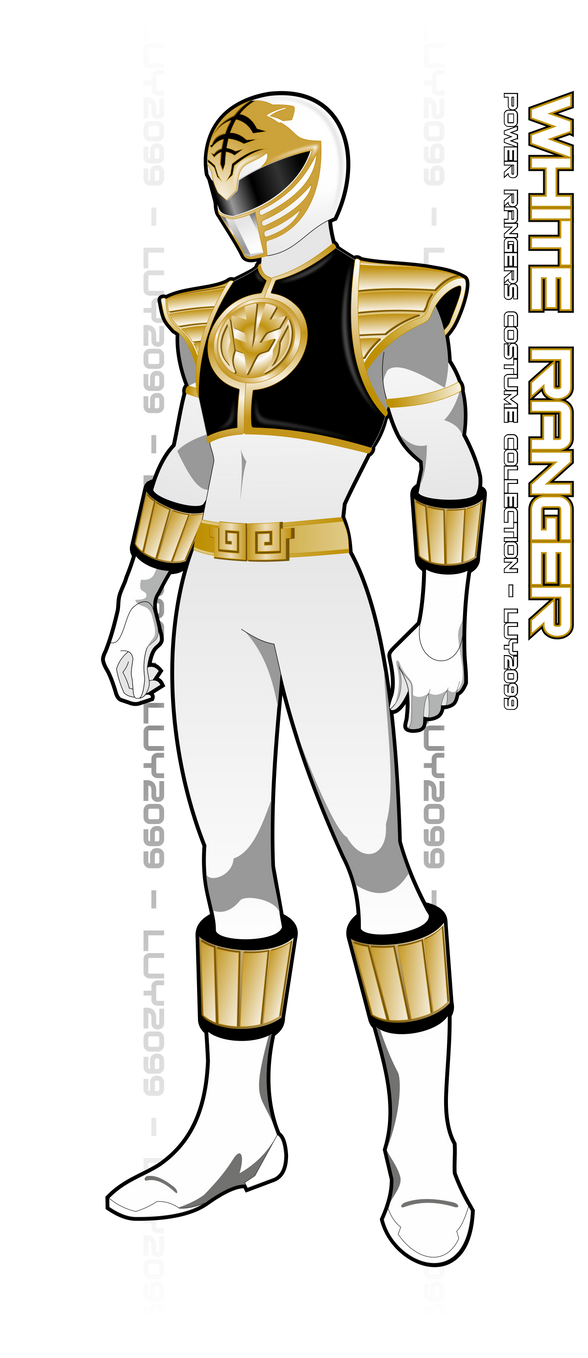Mighty Morphin White Ranger by Luy2099 on DeviantArt