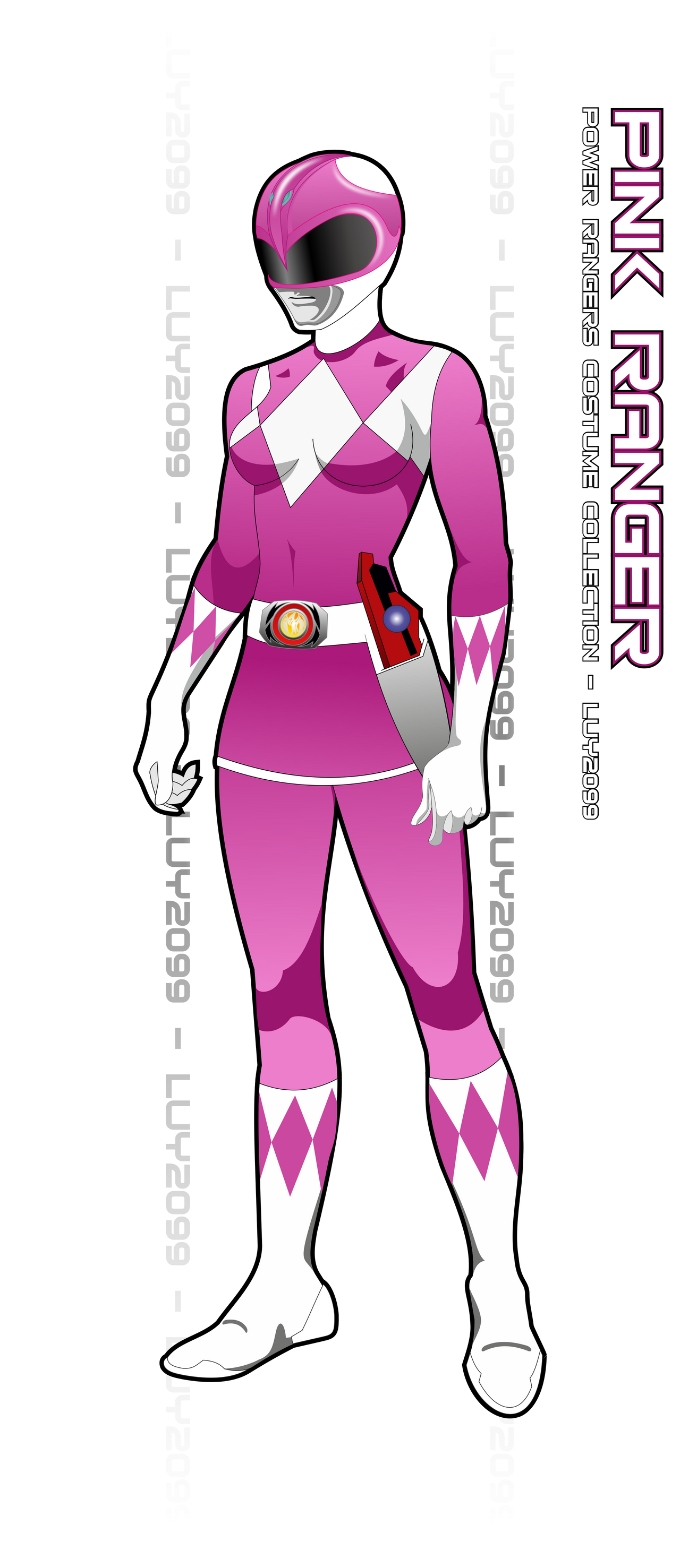 Mighty Morphin Pink Ranger by Luy2099 on DeviantArt