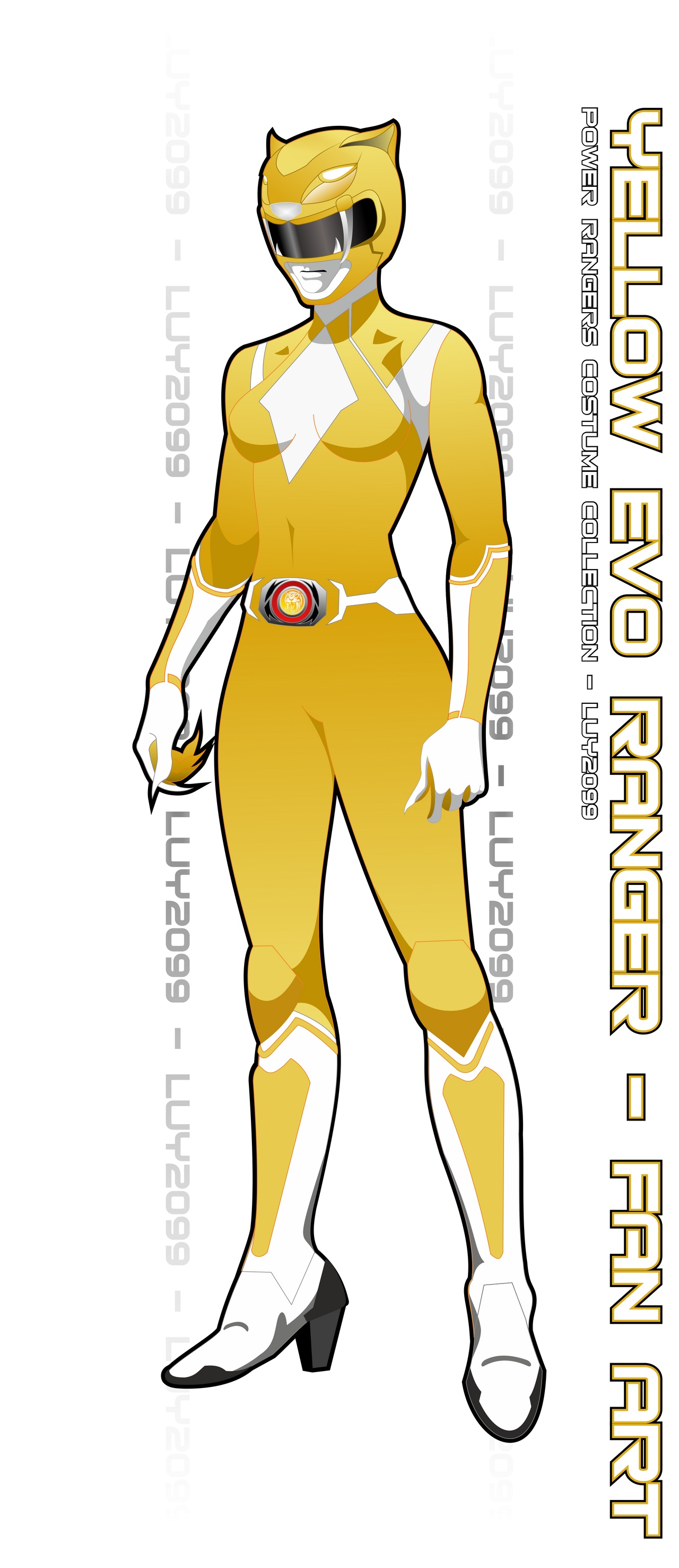 Emo Ranger Yellow Mighty Morphin Evo Yellow Ranger by Luy2099 on DeviantArt