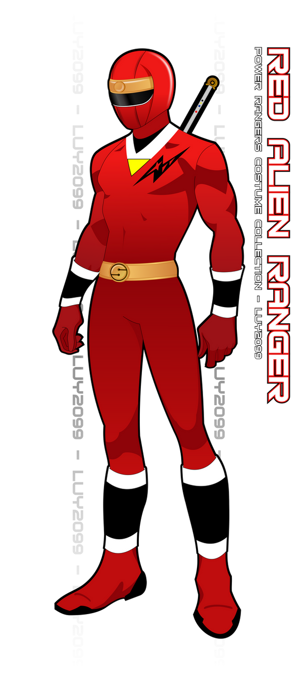 Alien Red Ranger by Luy2099 on DeviantArt