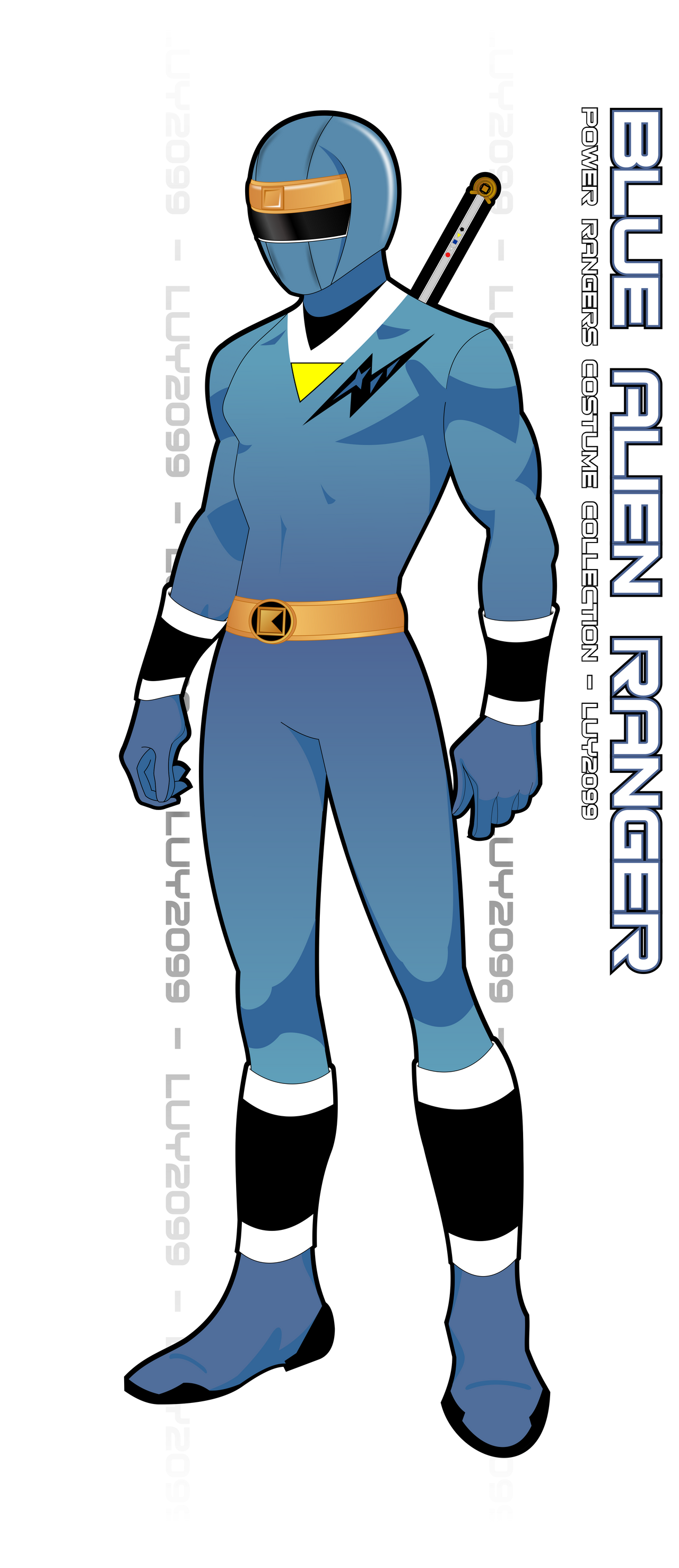 Alien Blue Ranger by Luy2099 on DeviantArt