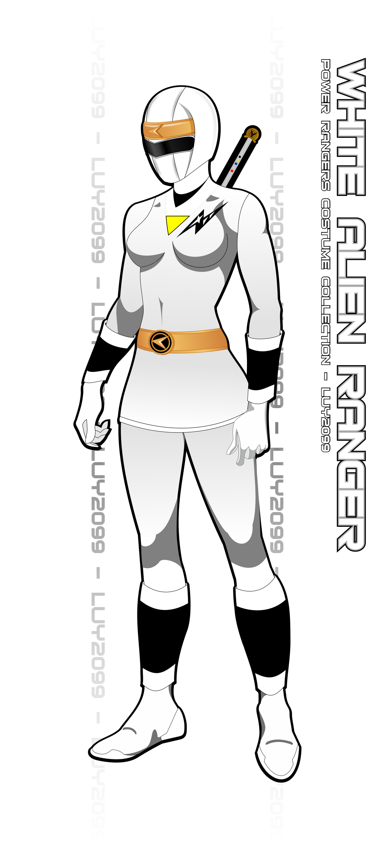 Alien White Ranger by Luy2099 on DeviantArt