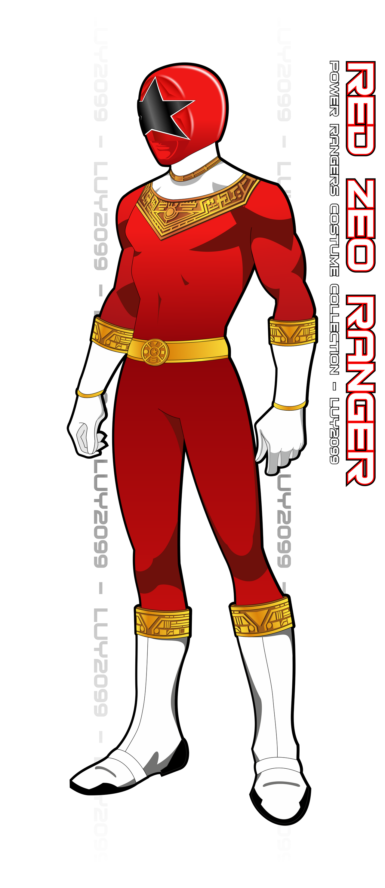 Zeo Red Ranger by Luy2099 on DeviantArt