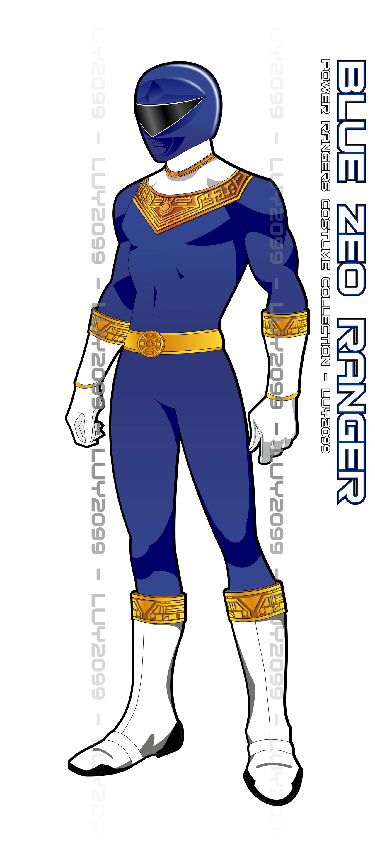 Zeo Blue Ranger by Luy2099 on DeviantArt