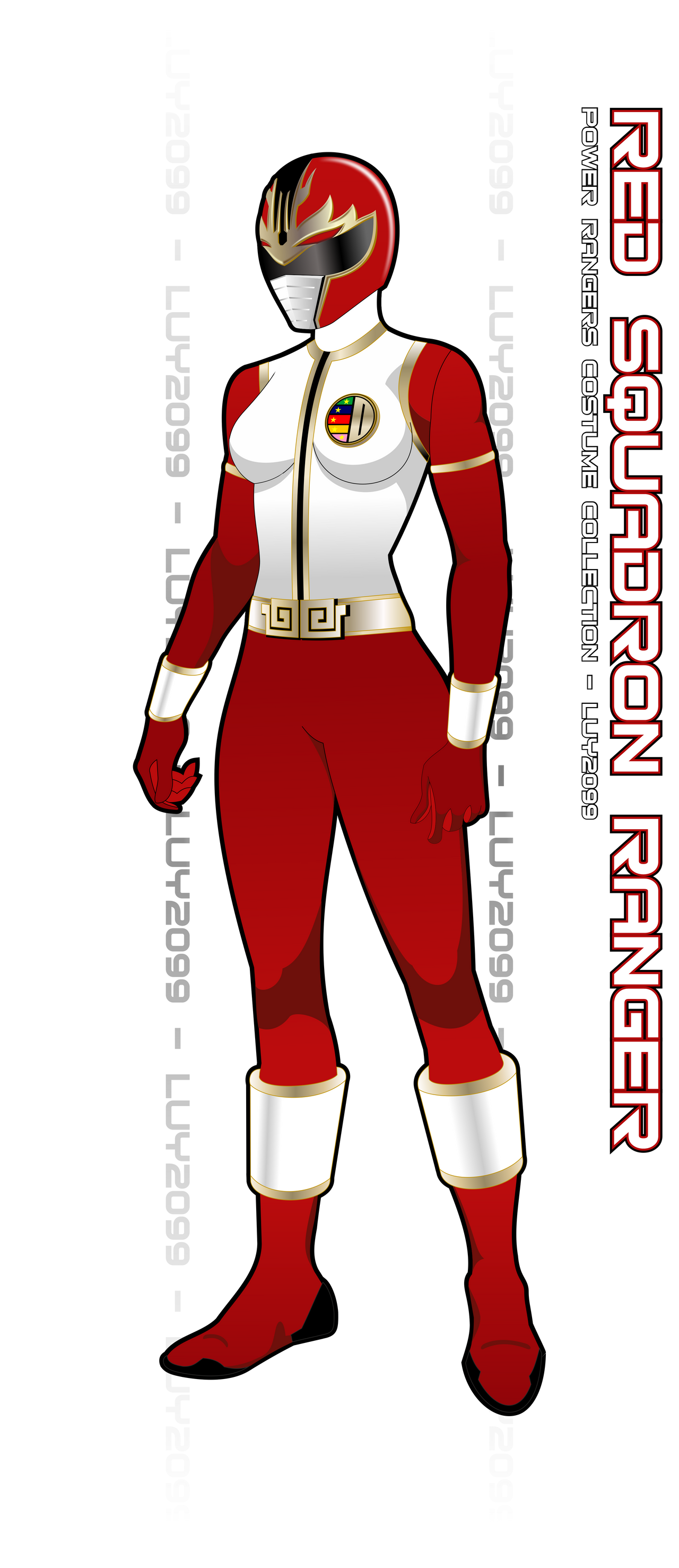 Squadron Red Ranger by Luy2099 on DeviantArt