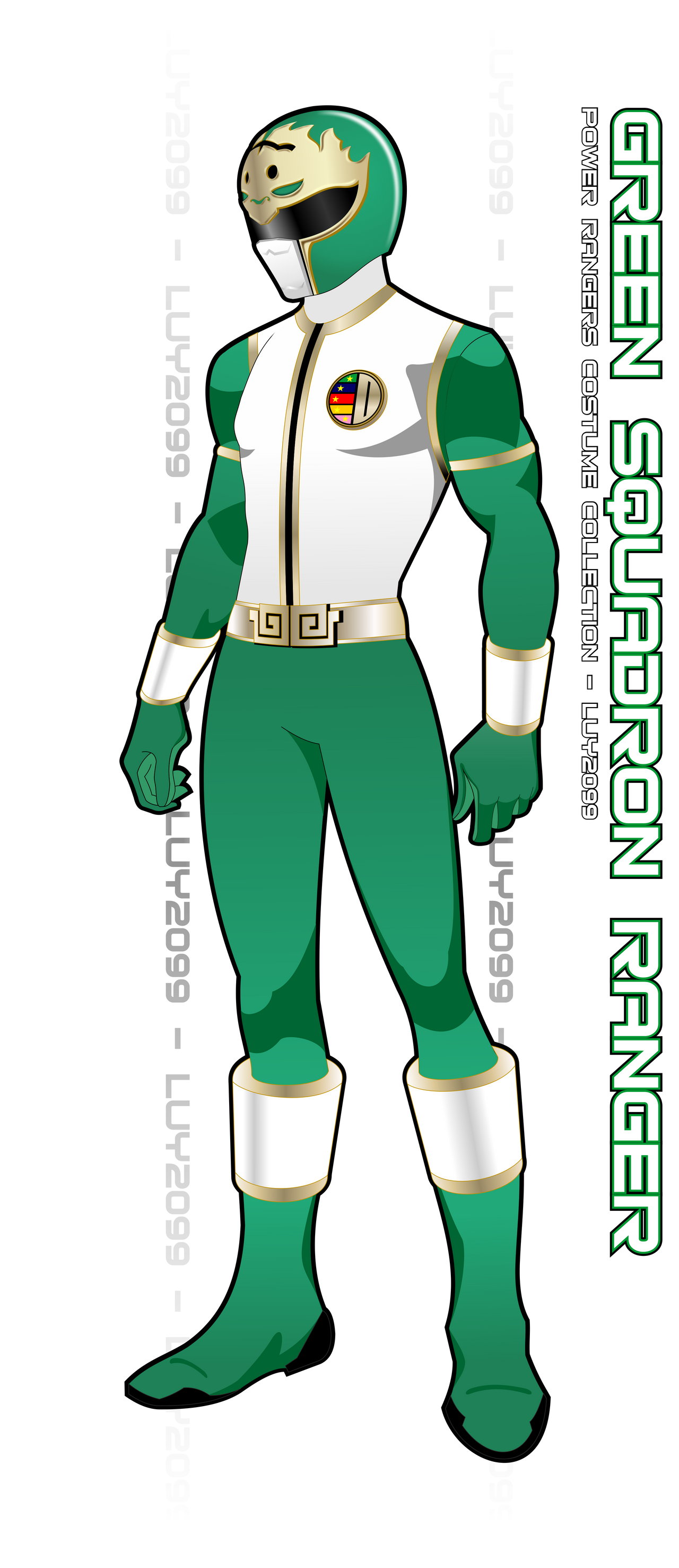 Squadron Green Ranger by Luy2099 on DeviantArt