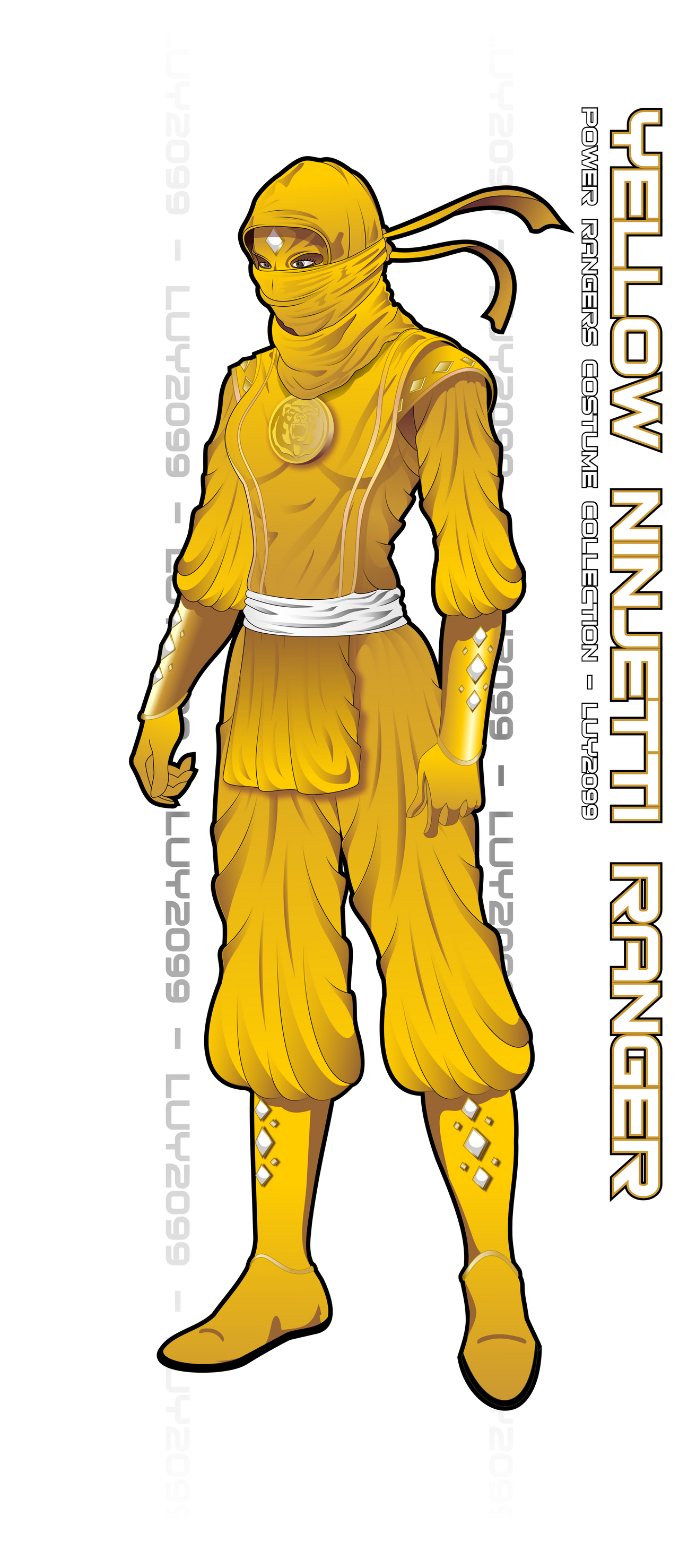 Ninjetti Yellow Ranger by Luy2099 on DeviantArt
