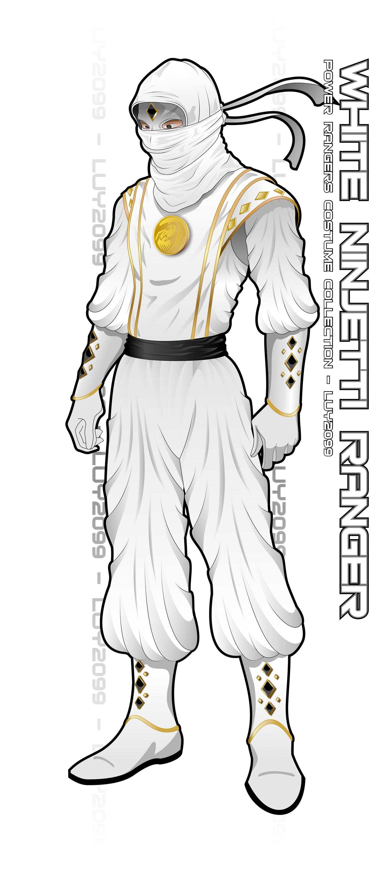 Ninjetti White Ranger by Luy2099 on DeviantArt