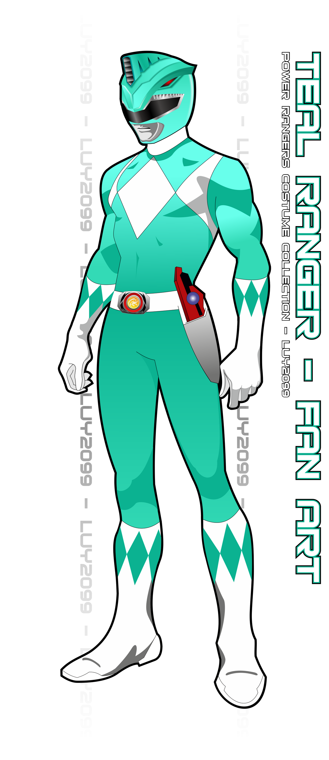 Teal Ranger by Luy2099 on DeviantArt