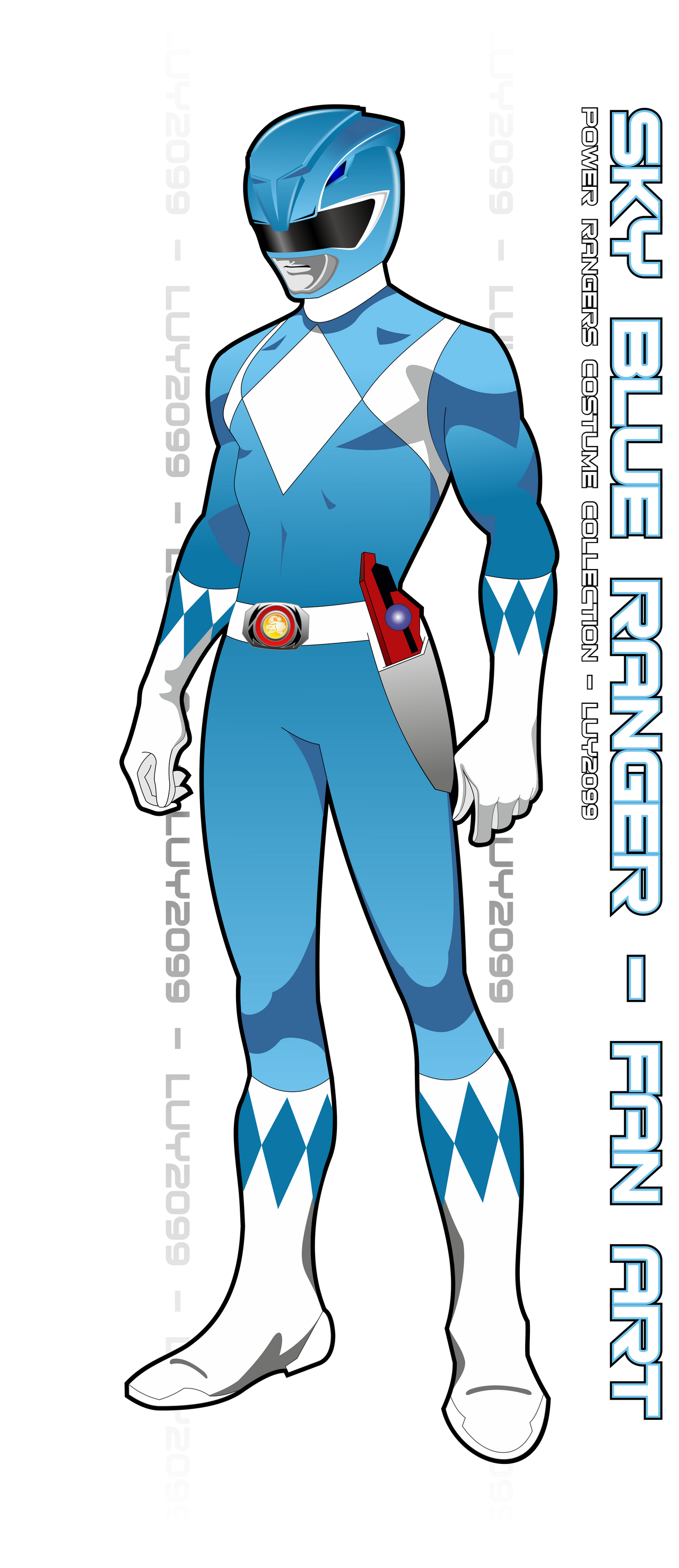 Sky Blue Ranger by Luy2099 on DeviantArt