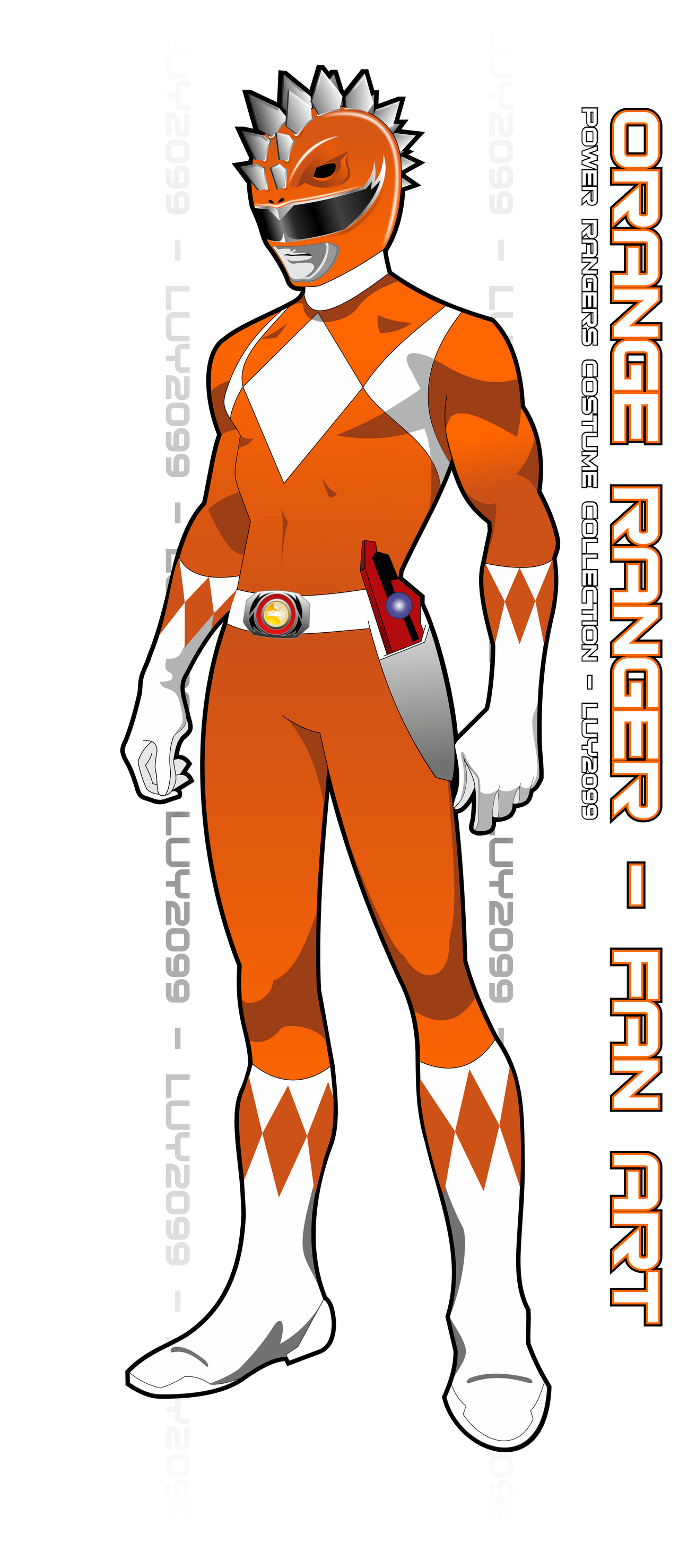Orange Ranger by Luy2099 on DeviantArt