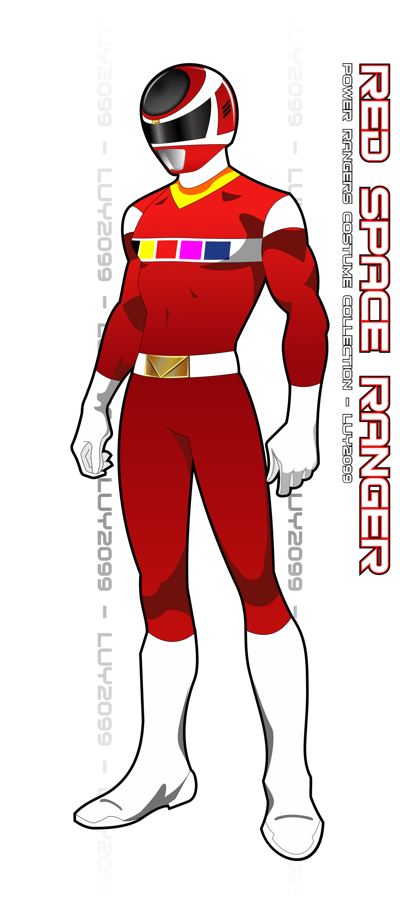 In Space Red Ranger by Luy2099 on DeviantArt