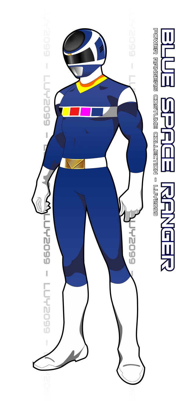 In Space Blue Ranger by Luy2099 on DeviantArt