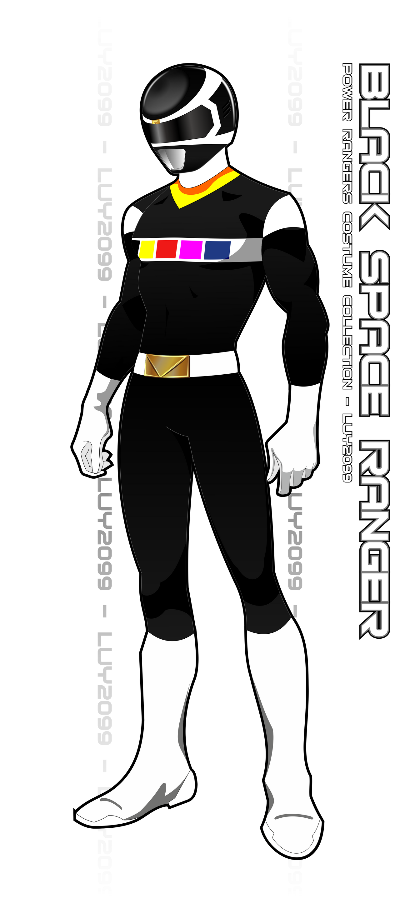 In Space Black Ranger by Luy2099 on DeviantArt