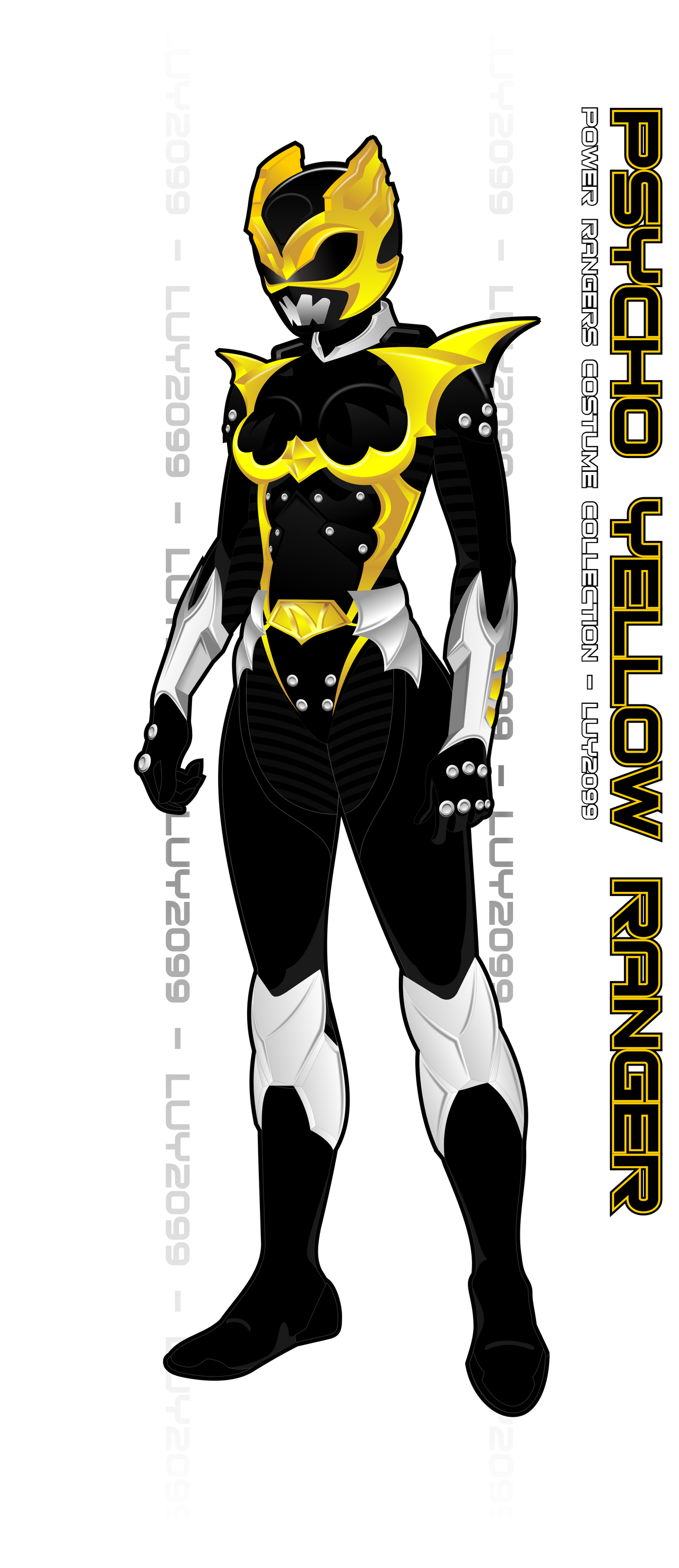 Psycho Yellow Ranger by Luy2099 on DeviantArt