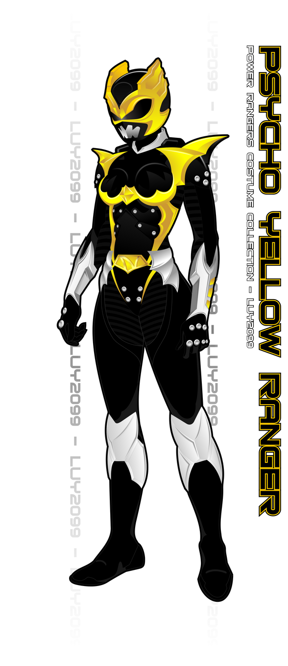 Emo Ranger Yellow Psycho Yellow Ranger by Luy2099 on DeviantArt