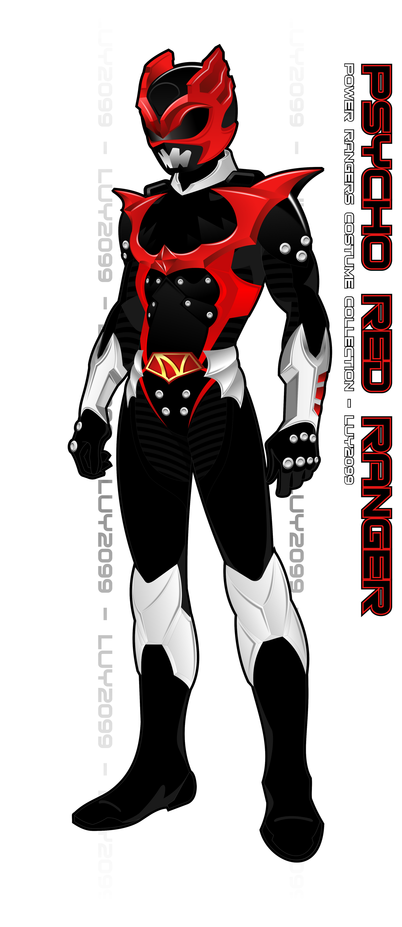 Psycho Red Ranger by Luy2099 on DeviantArt