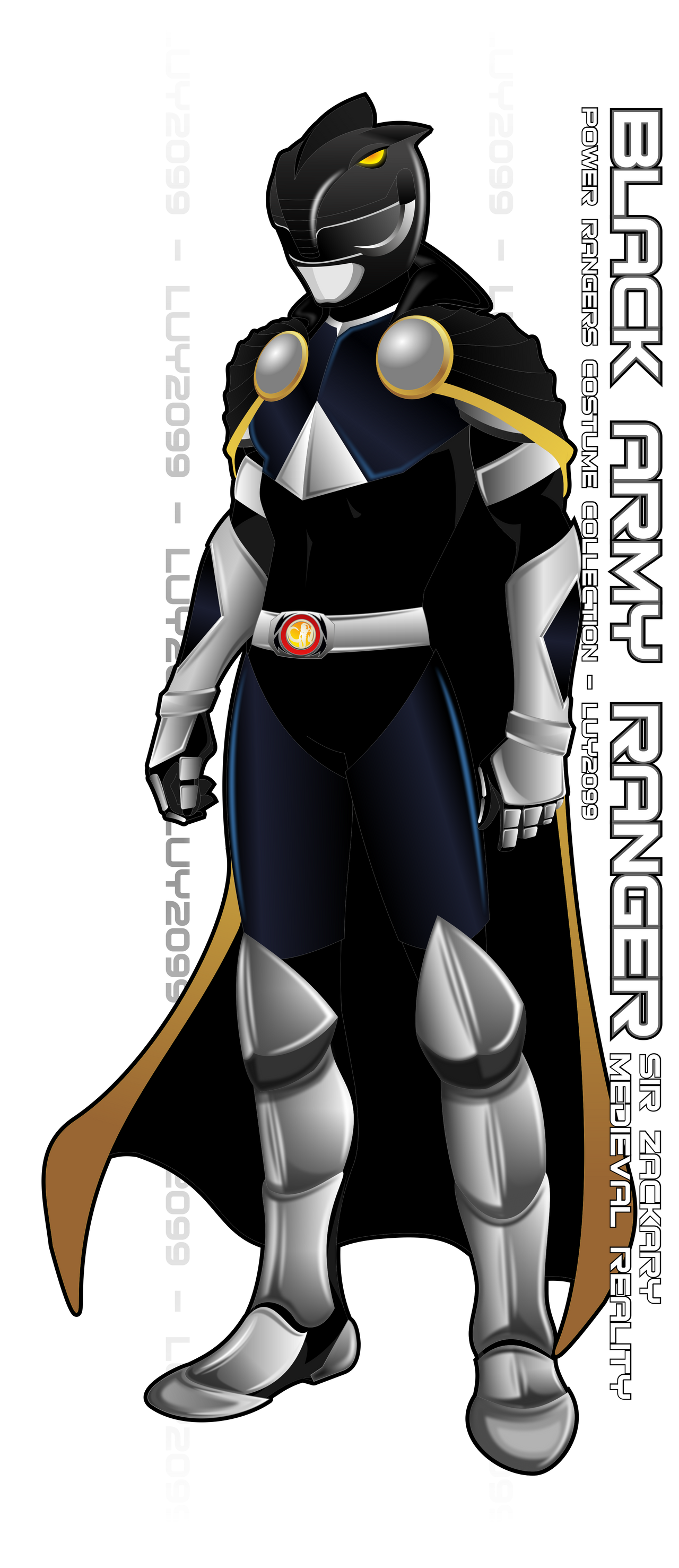 Army Black Ranger (Medieval Reality Sir Zackary) by Luy2099 on DeviantArt