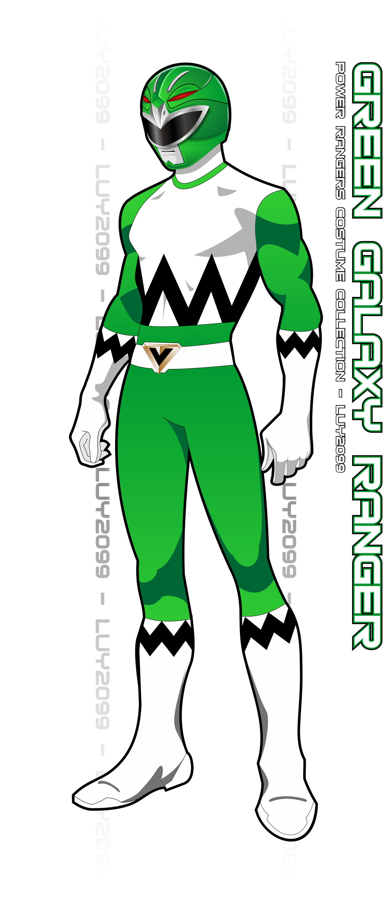 Lost Galaxy Green Ranger by Luy2099 on DeviantArt