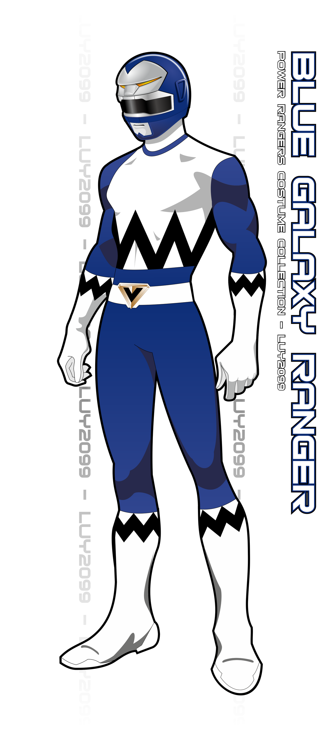 Lost Galaxy Blue Ranger by Luy2099 on DeviantArt