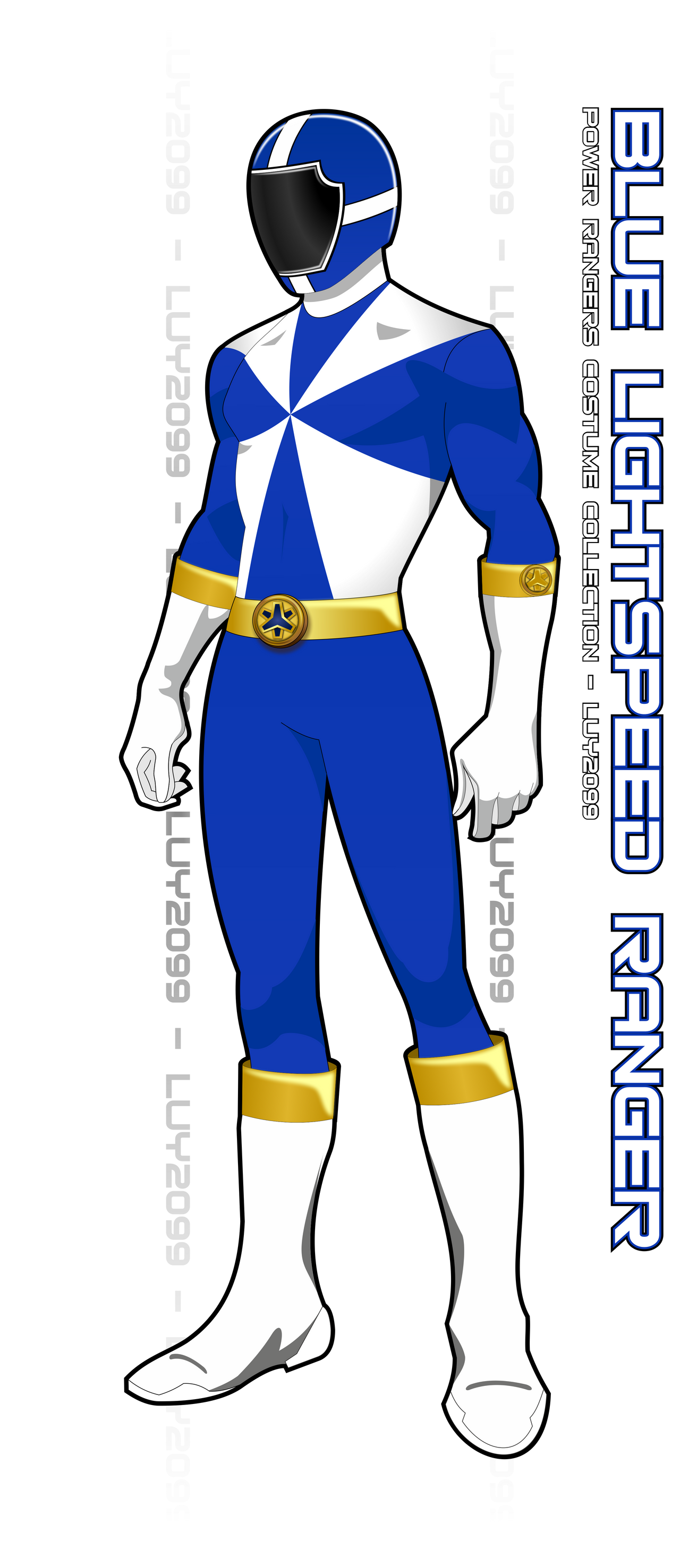 Blue Ranger Traceable Lightspeed Blue Ranger by Luy2099 on DeviantArt