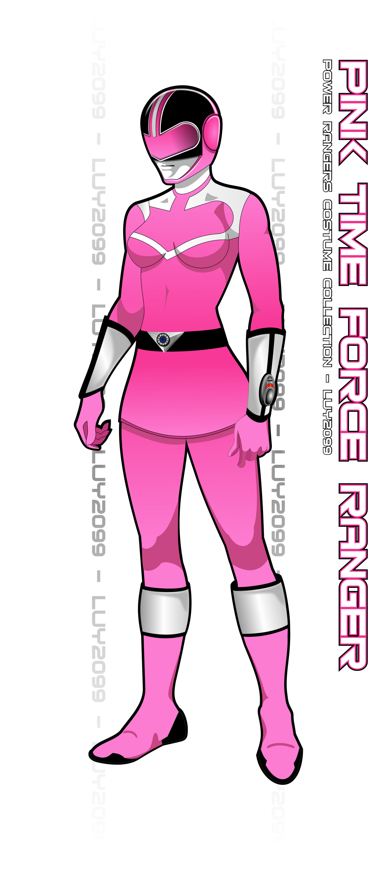 Time Force Pink Ranger by Luy2099 on DeviantArt