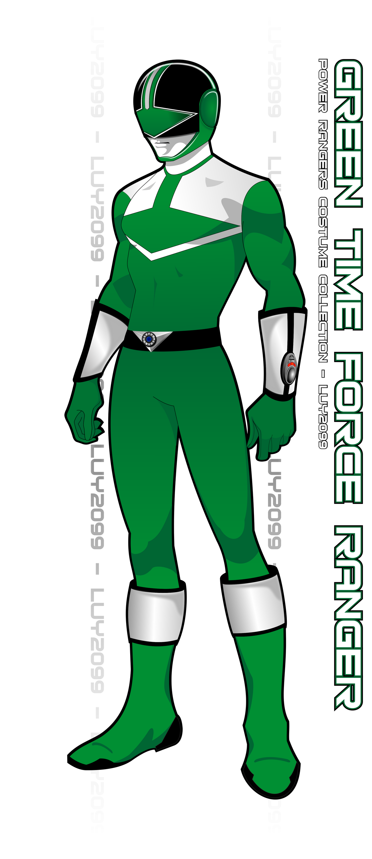 Time Force Green Ranger by Luy2099 on DeviantArt