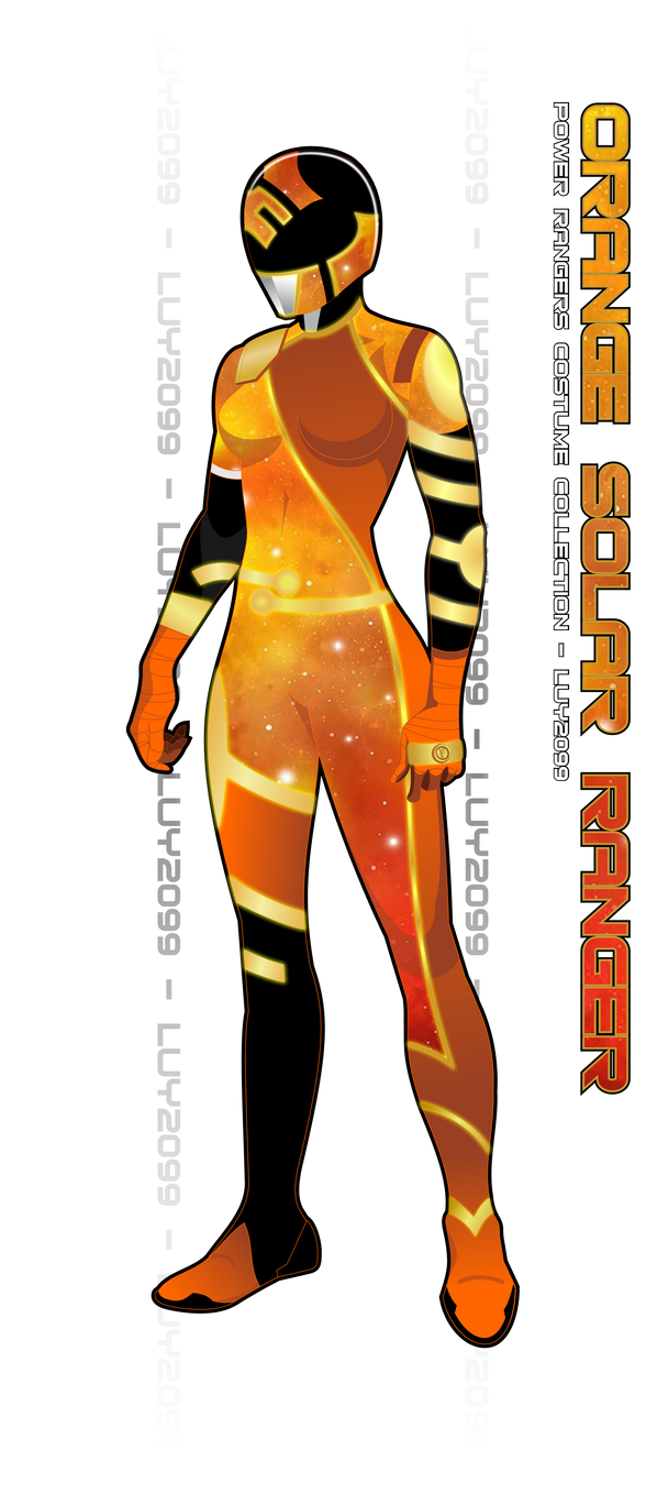 Solar Eclipse Ranger Deviantart Solar Orange Ranger by Luy2099 on DeviantArt