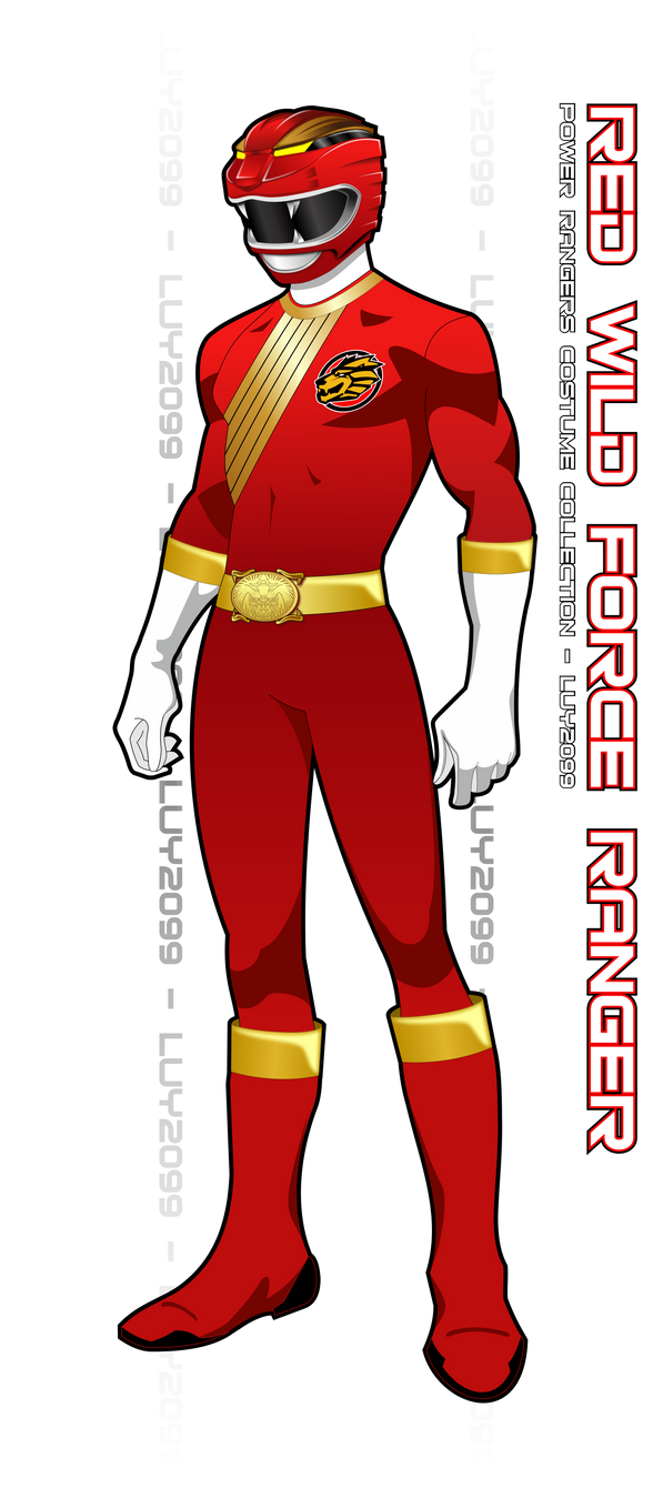 Red Ranger Alien Force Wild Force Red Ranger by Luy2099 on DeviantArt