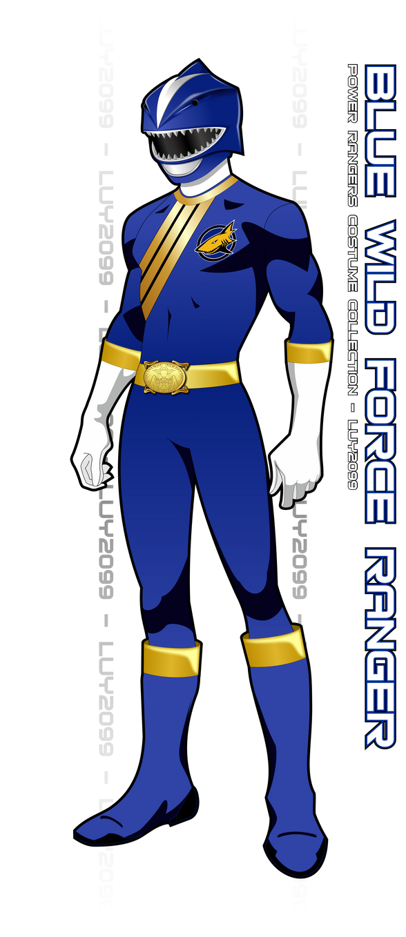 Wild Force Blue Ranger by Luy2099 on DeviantArt