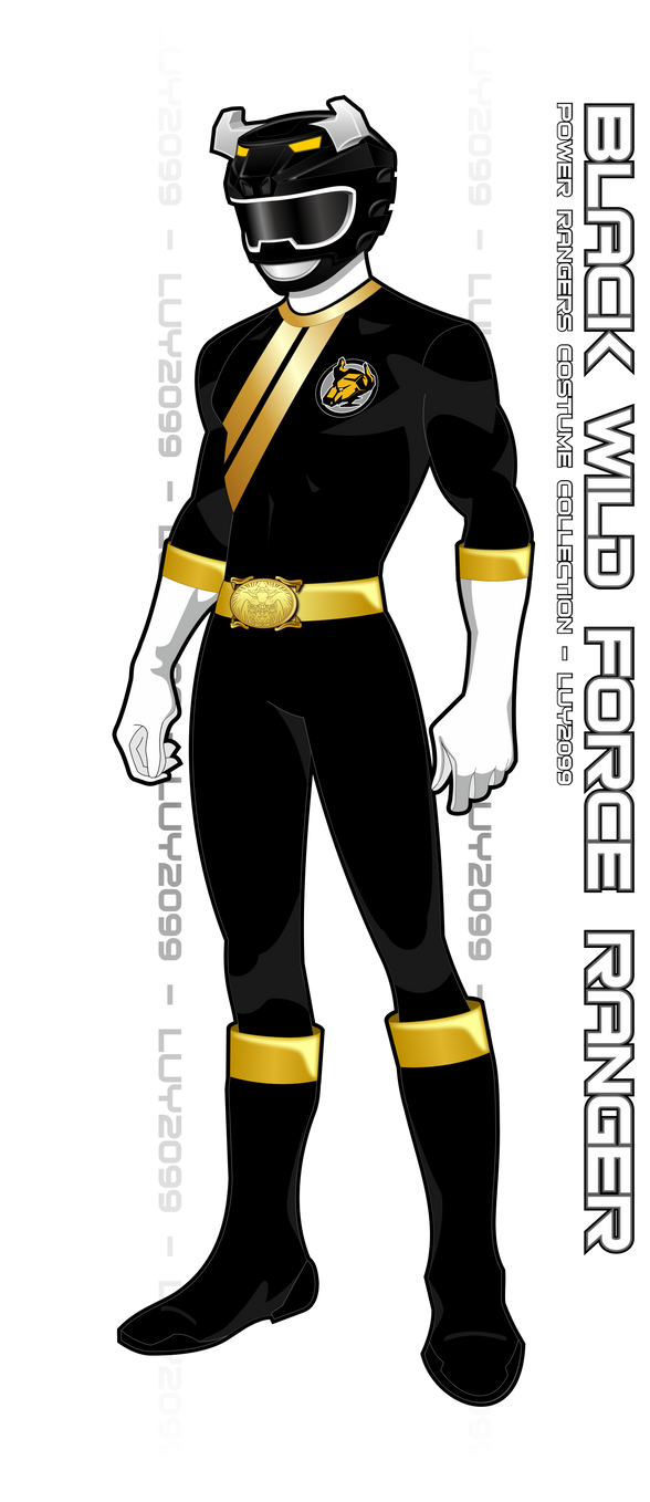 Wild Force Black Ranger by Luy2099 on DeviantArt