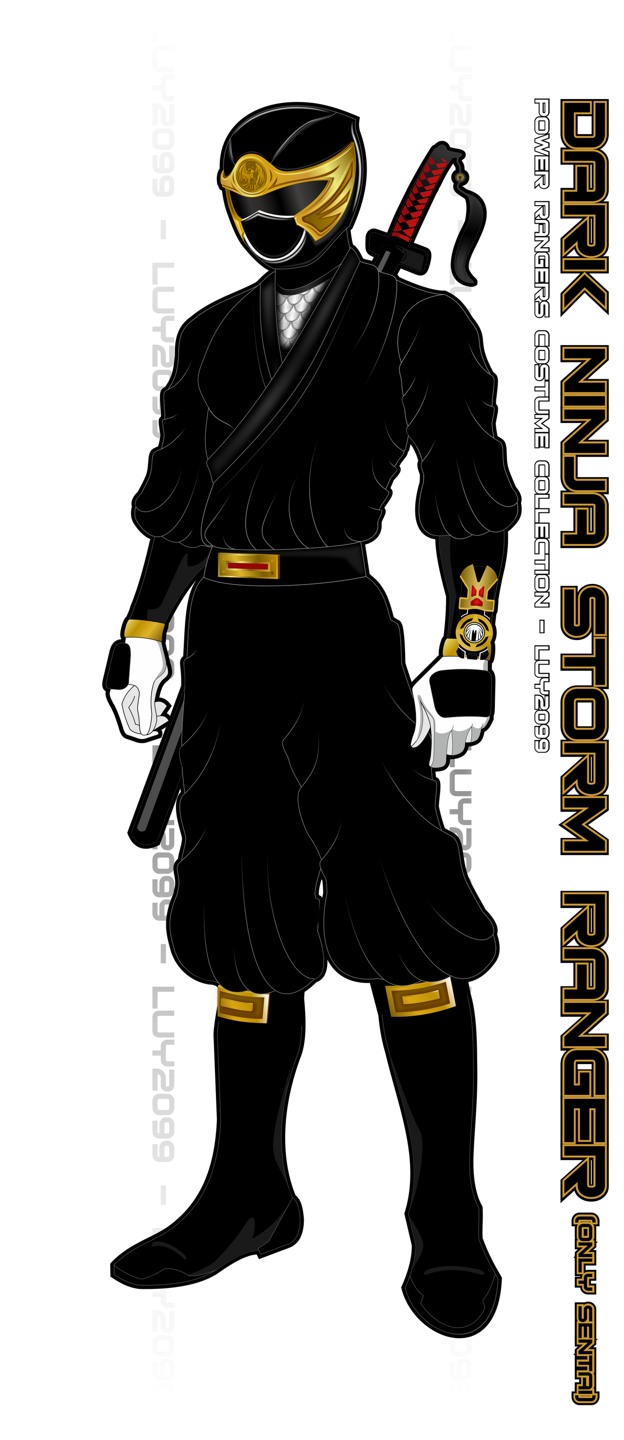 Ninja Storm Dark Ranger by Luy2099 on DeviantArt